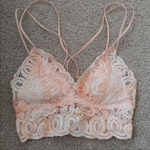 Crochet lace bralette!